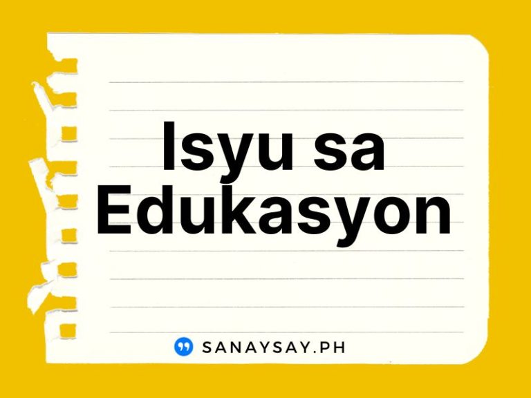 5 Halimbawa Ng Isyung Panlipunan Sa Pilipinas 2024 | SANAYSAY