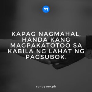 50 Love Quotes Tagalog (Sweet, Patama, For Him & Her) | SANAYSAY