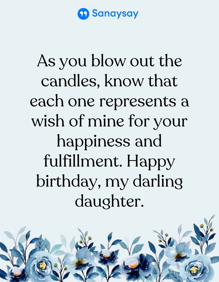 heart touching birthday wishes for daughter from mother