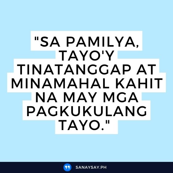 happy family quotes tagalog