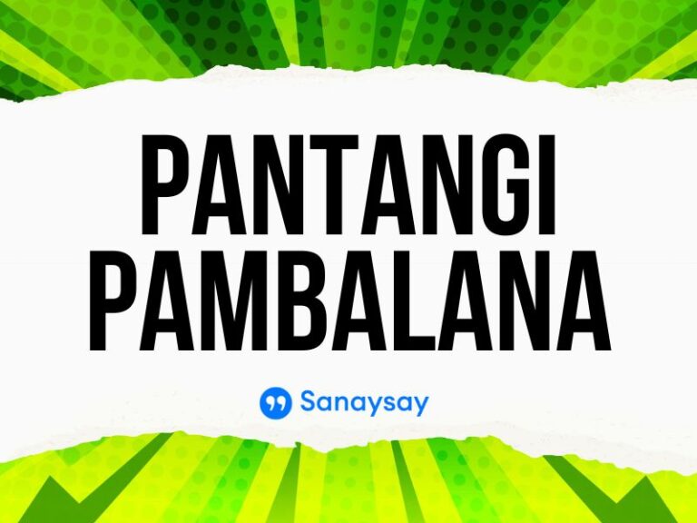 Pantangi At Pambalana: Pagkakaiba At Halimbawa | SANAYSAY